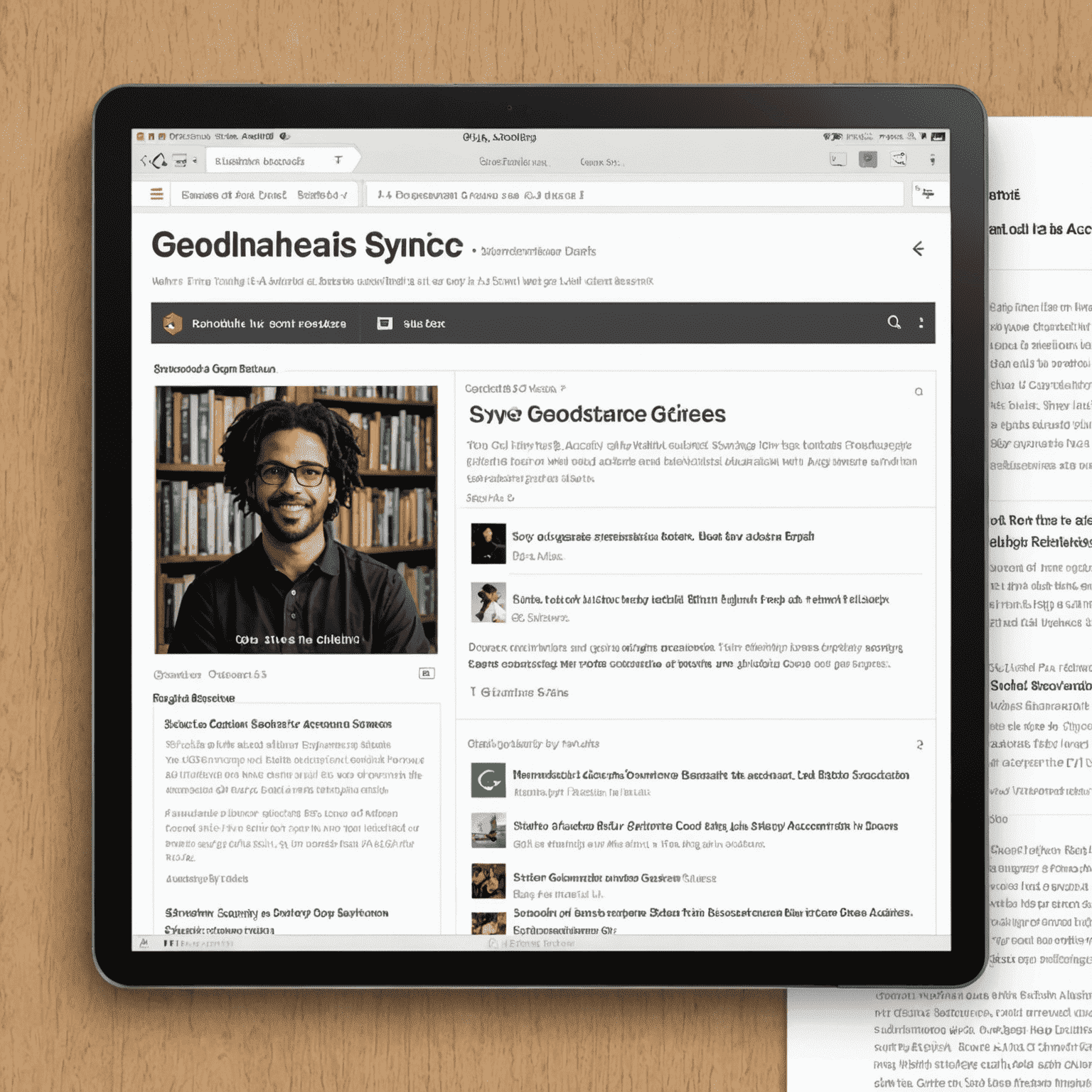 Goodreads Sync plugin interface showing synchronization options between Calibre library and Goodreads account